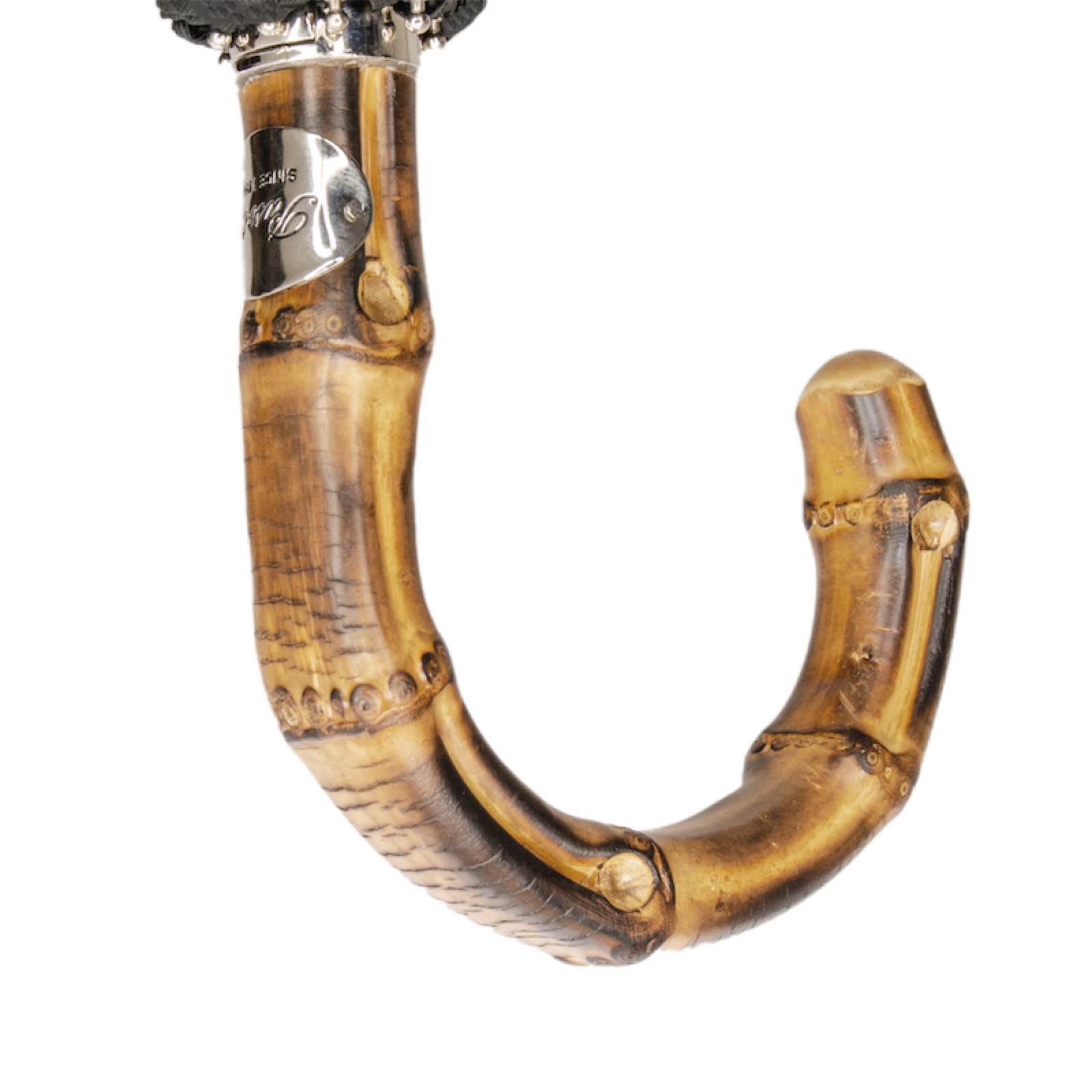 Opvouwbare zwarte paraplu en Whangee-handvat - Paraplu