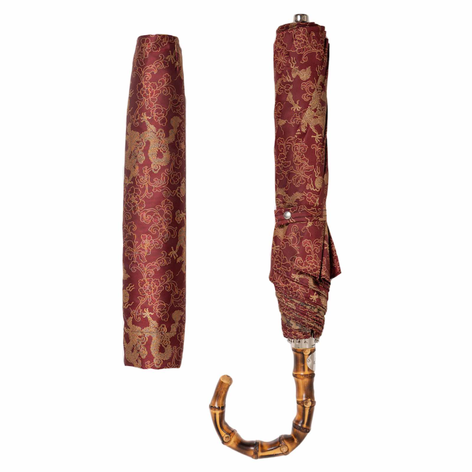 Folding Umbrella Draghi Rosso - Umbrella