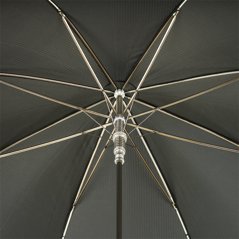 Groene paraplu zilveren leeuw handvat - Paraplu