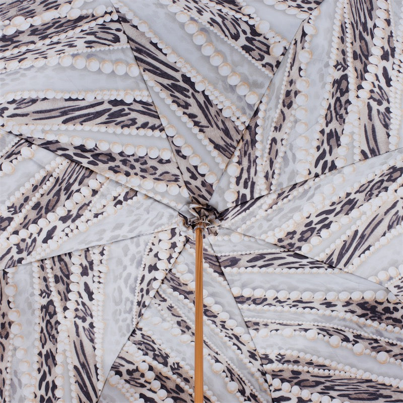 Lichtgouden parelprint paraplu met dubbele doek - Paraplu