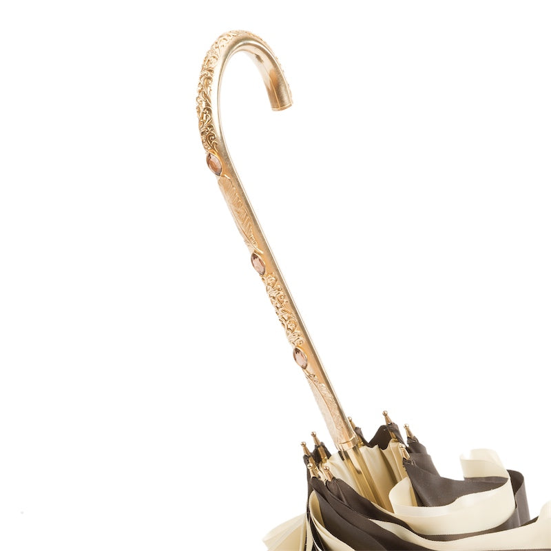 Luxe handgeborduurde paraplu - Paraplu