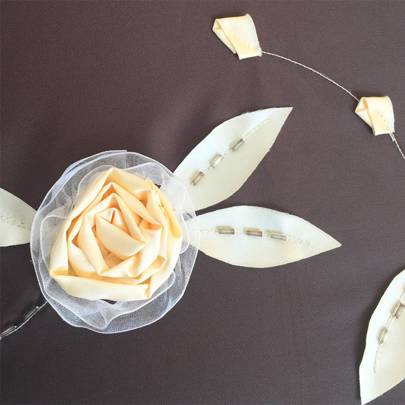 Luxe handgeborduurde paraplu - Paraplu