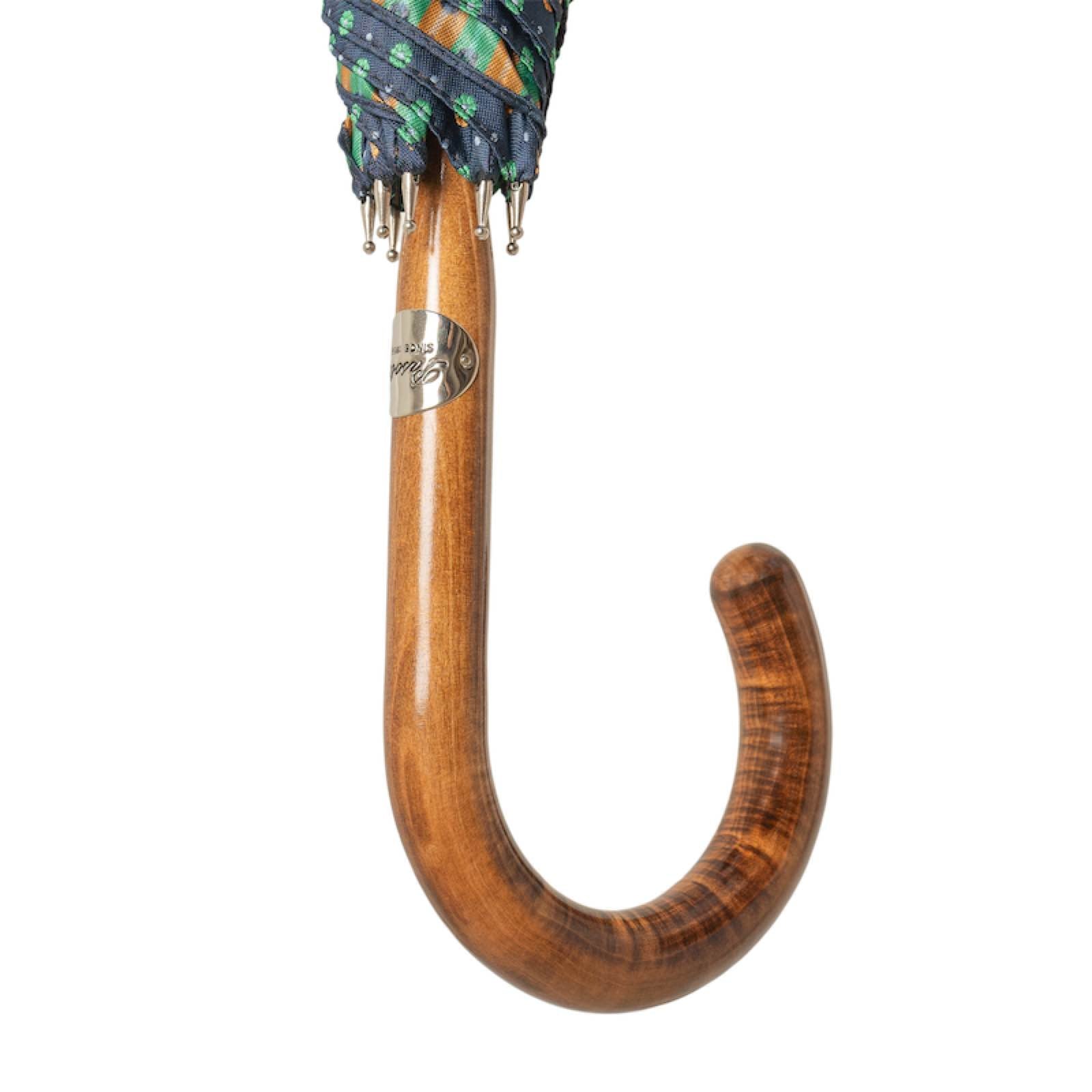 Esdoornstokparaplu met kleine bloemen - Paraplu
