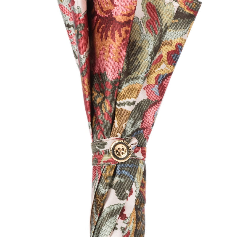 Paisley Parasol met Bamboe Handvat - Paraplu