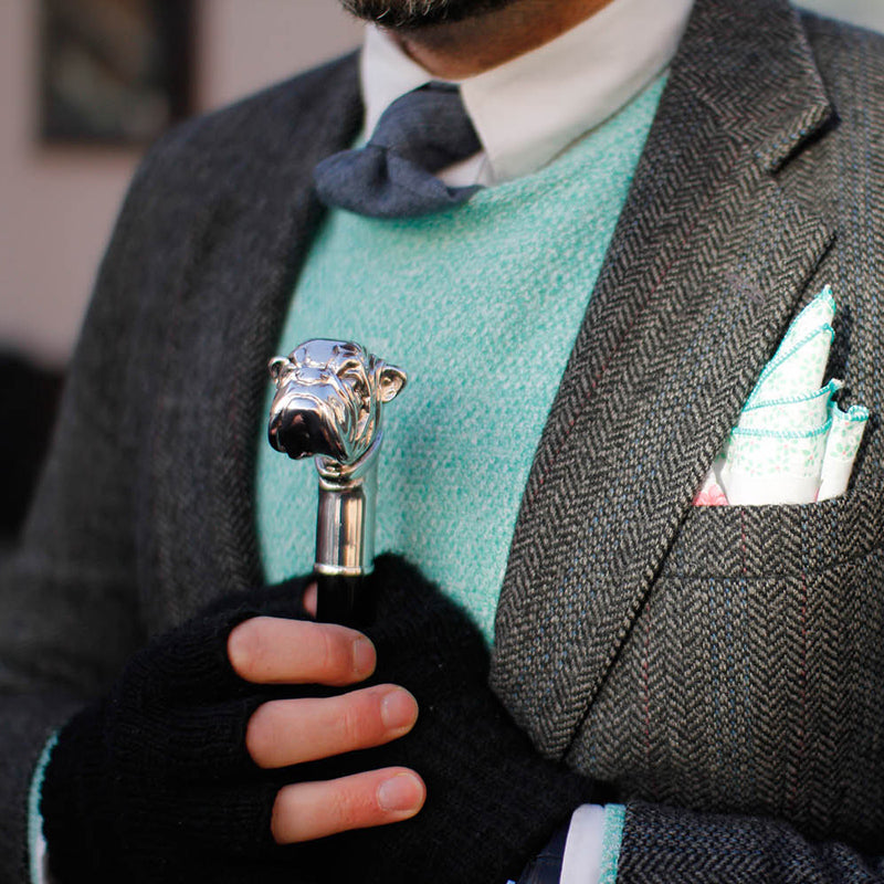 Silver Bulldog Umbrella - Umbrella