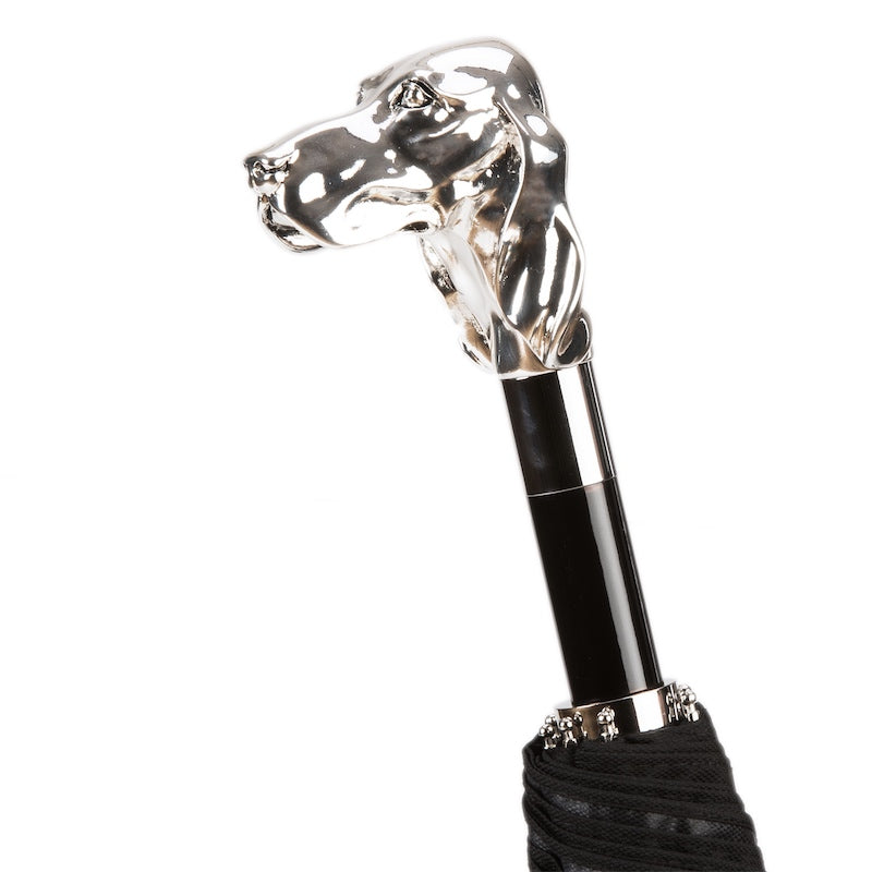 Zilveren Hond Opvouwbare Paraplu - Paraplu