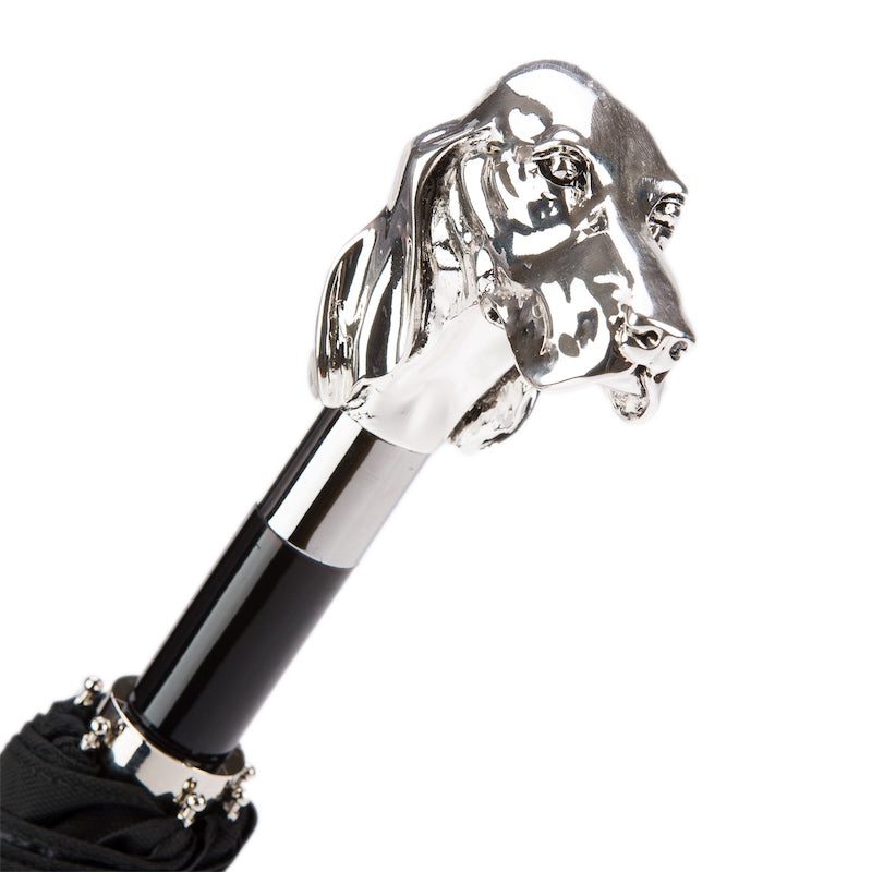 Zilveren Hond Opvouwbare Paraplu - Paraplu