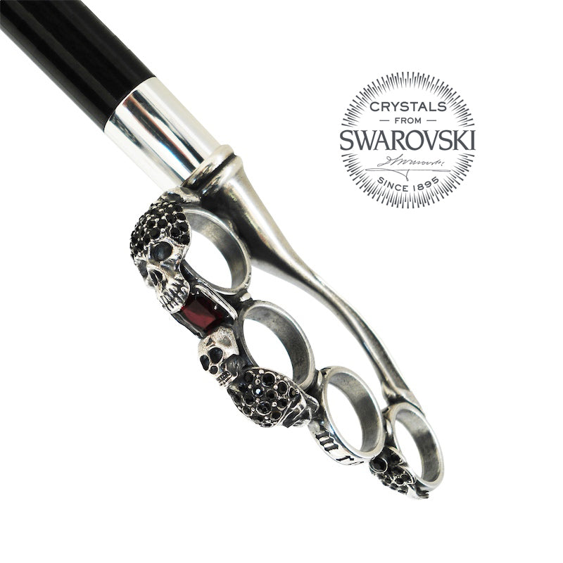 Zilveren Knuckleduster Paraplu - Paraplu