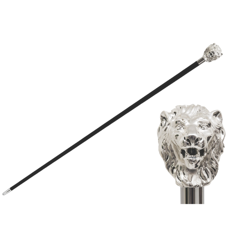 Silver Lion Cane - Canes