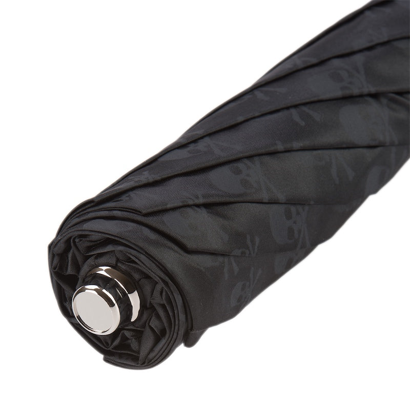 Schedels Print Zilveren Schedel Opvouwbare Paraplu - Paraplu