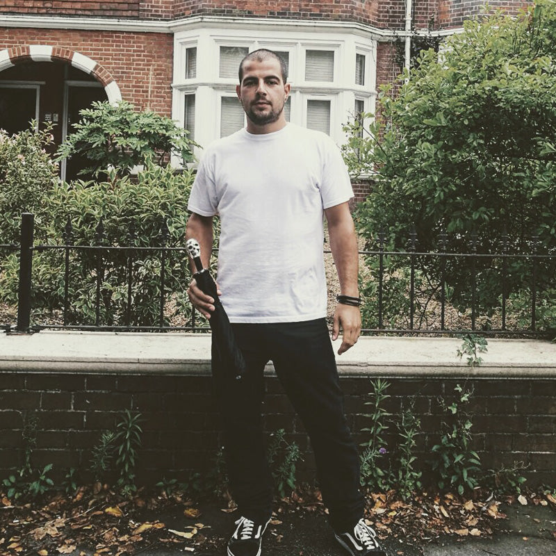 Schedels Print Zilveren Schedel Opvouwbare Paraplu - Paraplu