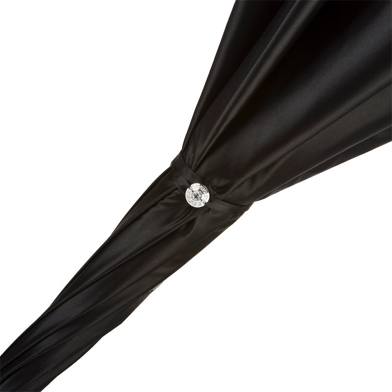 Spaanse paraplu met rode rozenapplicaties Dubbel