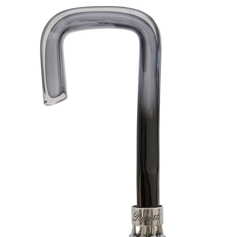 Grijze paraplu met studs en schedelprint - Paraplu