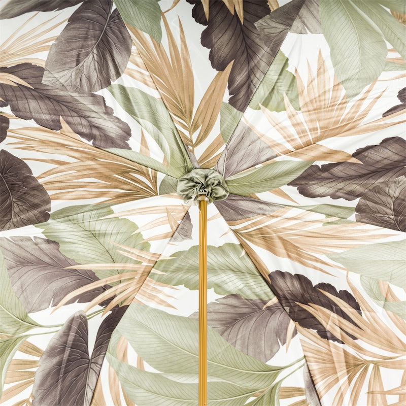 Tropische paraplu met bamboe handvat - Paraplu