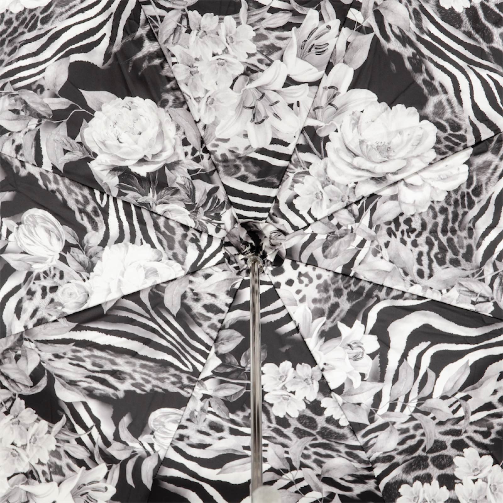 Paraplu Animalier met Zilveren Rozen - Paraplu