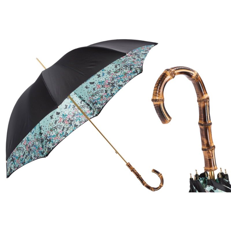 Paraplu met vlinders en bamboe - Paraplu