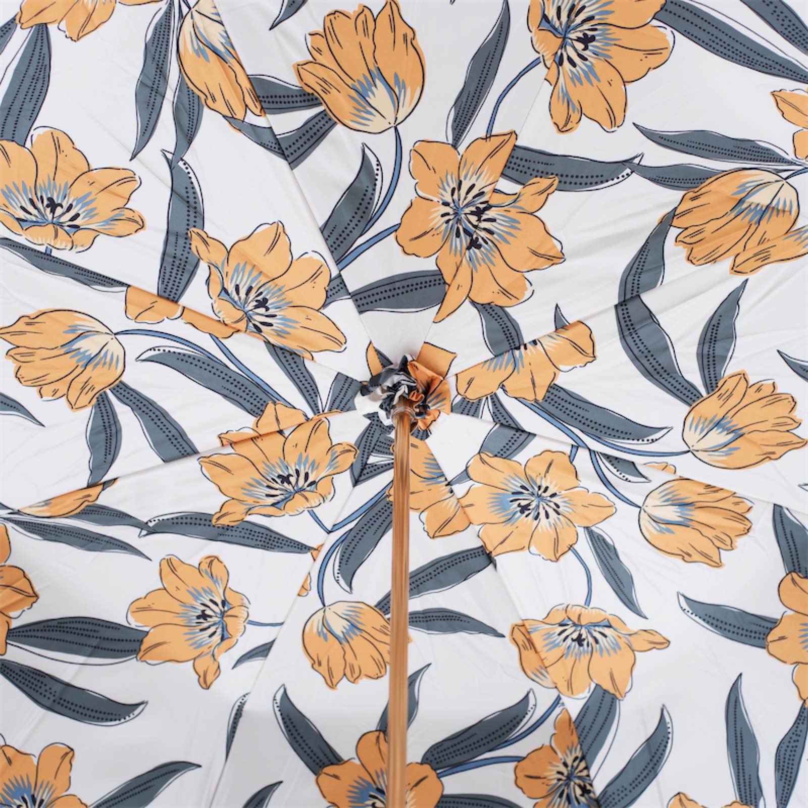 Paraplu met gele bloemen - Paraplu