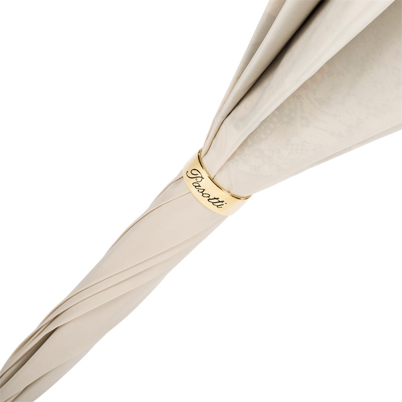 Vintage parelmoeren paraplu dubbele doek - paraplu