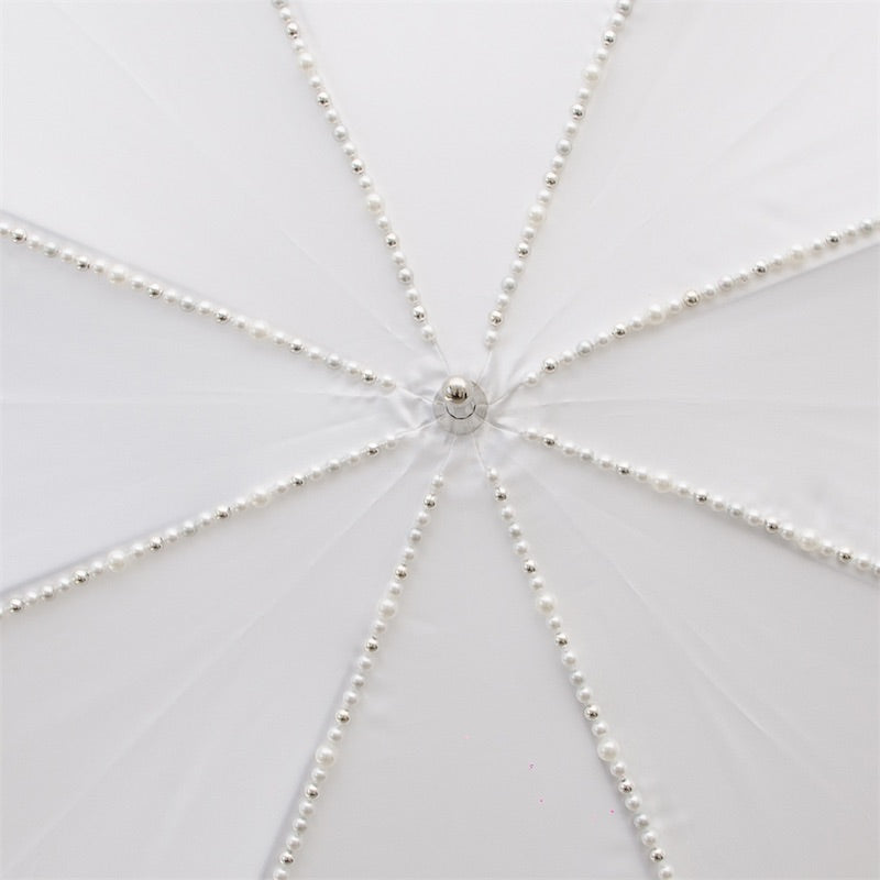 Bruiloft Paraplu met Witte Parels - Paraplu