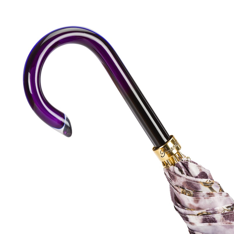Paarse Nuance Paraplu met Kettingen Print - Paraplu