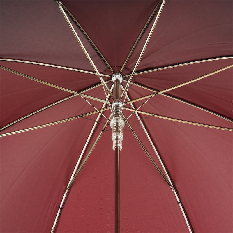 Red Umbrella with Silver Hound - Umbrella