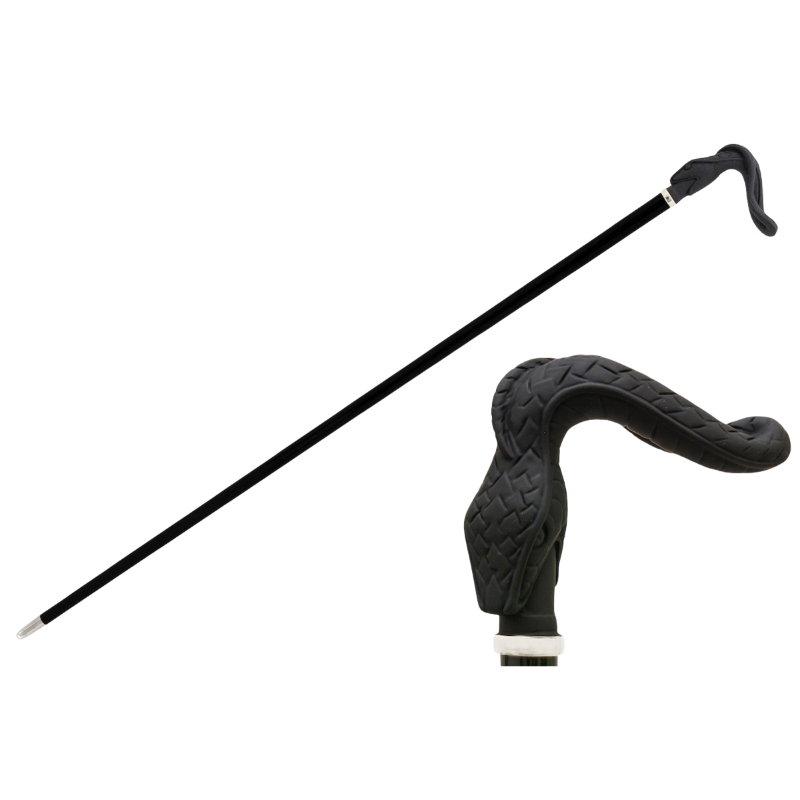 Rubberized Snake Cane - Canes