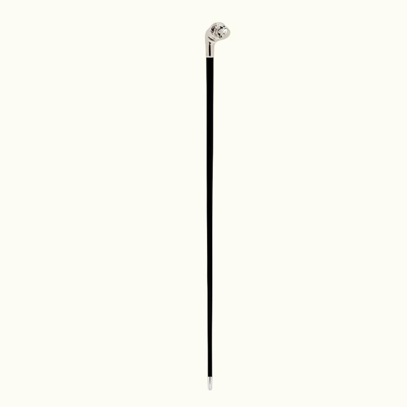 Silver Bulldog Cane - Canes