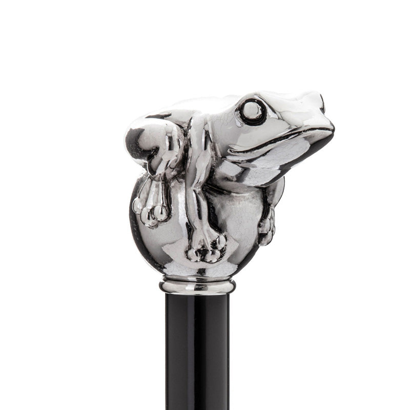 Silver Frog Cane - Canes