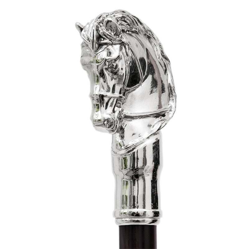Silver Horse Cane - Canes