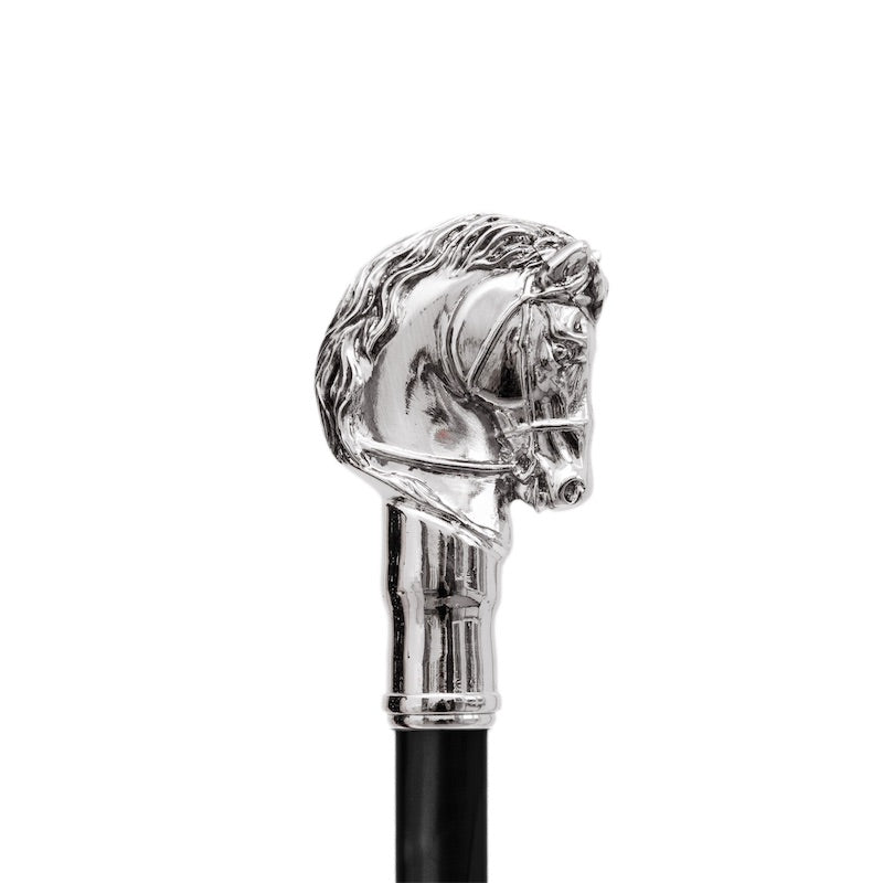 Silver Horse Cane - Canes