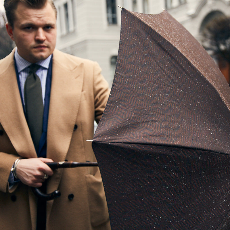 Solid Stick Hickory Umbrella - Umbrella