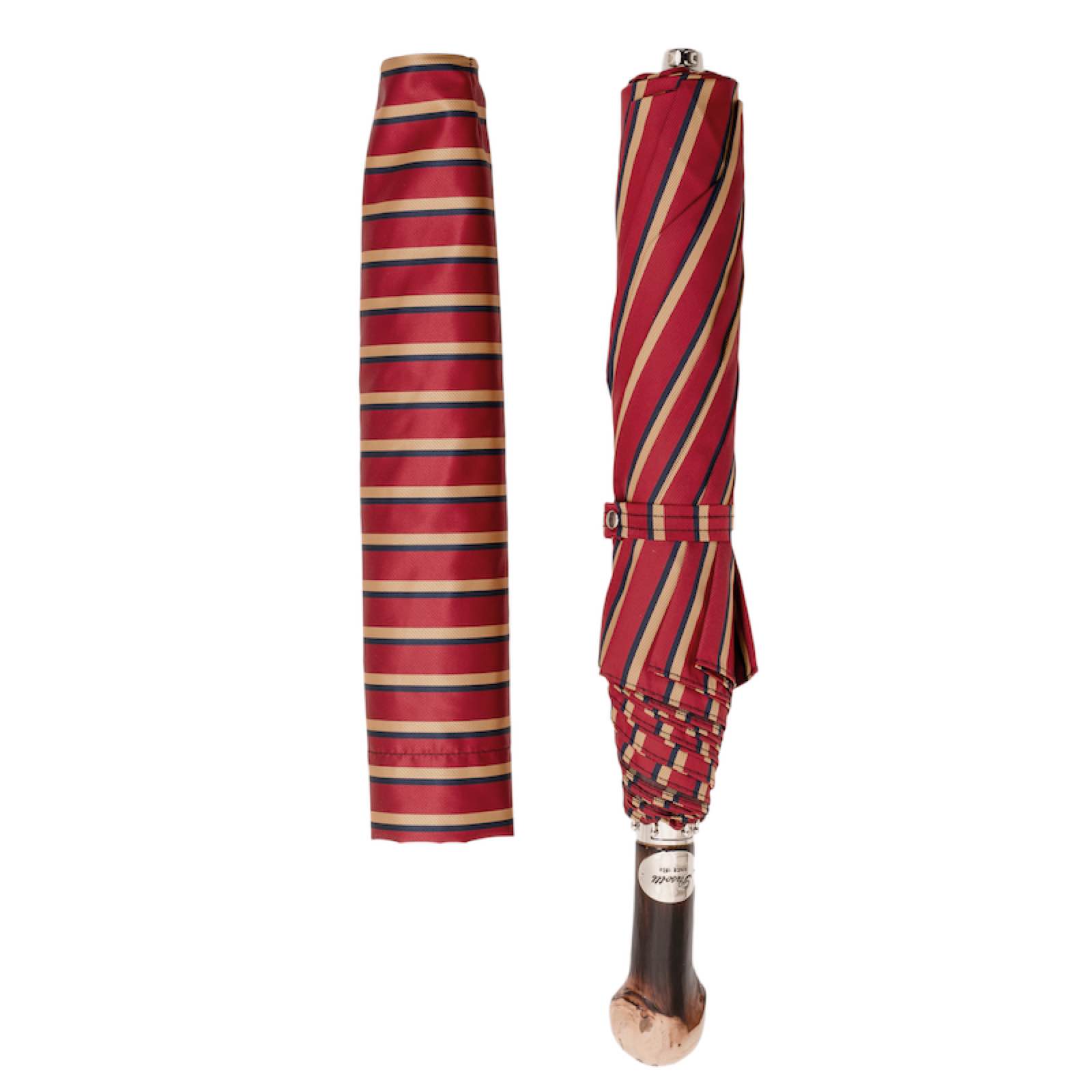 Striped Folding Umbrella - Umbrella
