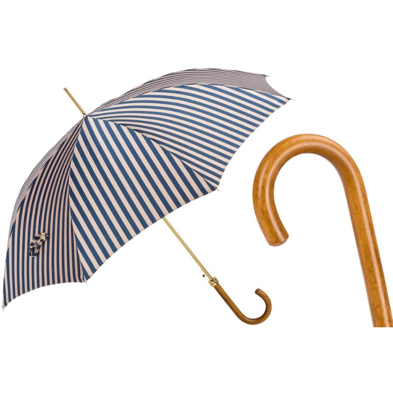 Striped Umbrella with Handle in Malacca - Umbrella