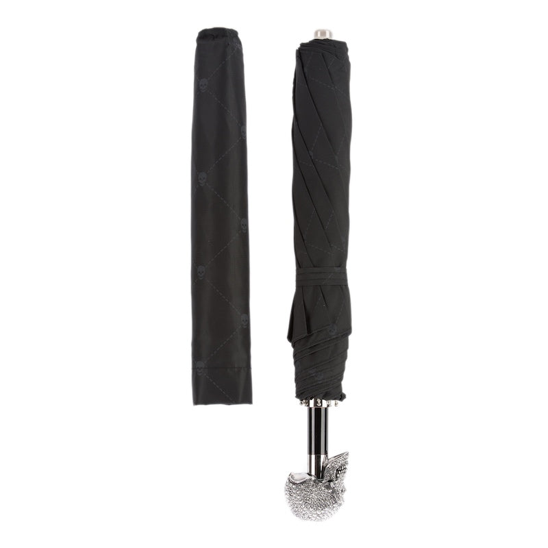 Swarovski® Skull Folding Umbrella - Umbrella