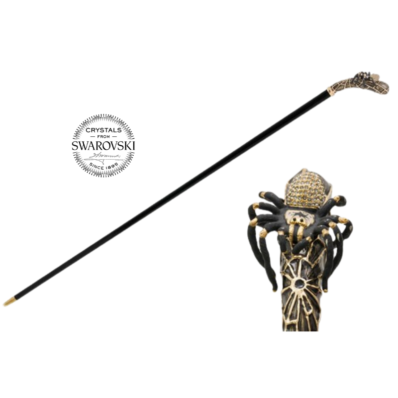 Tarantula Cane with Swarovski® Crystals - Canes