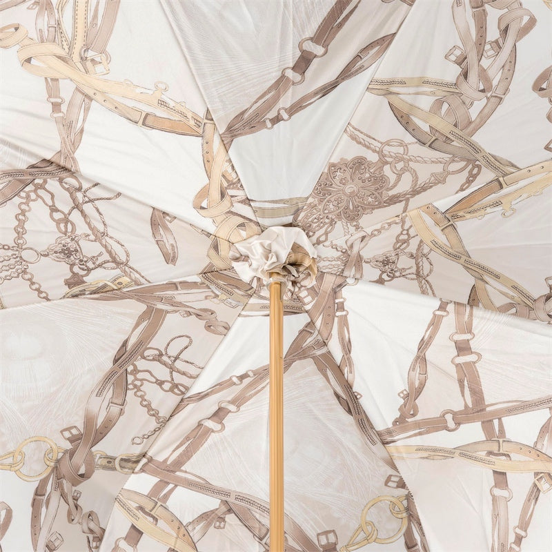 Umbrella with Bridles Print - Umbrella