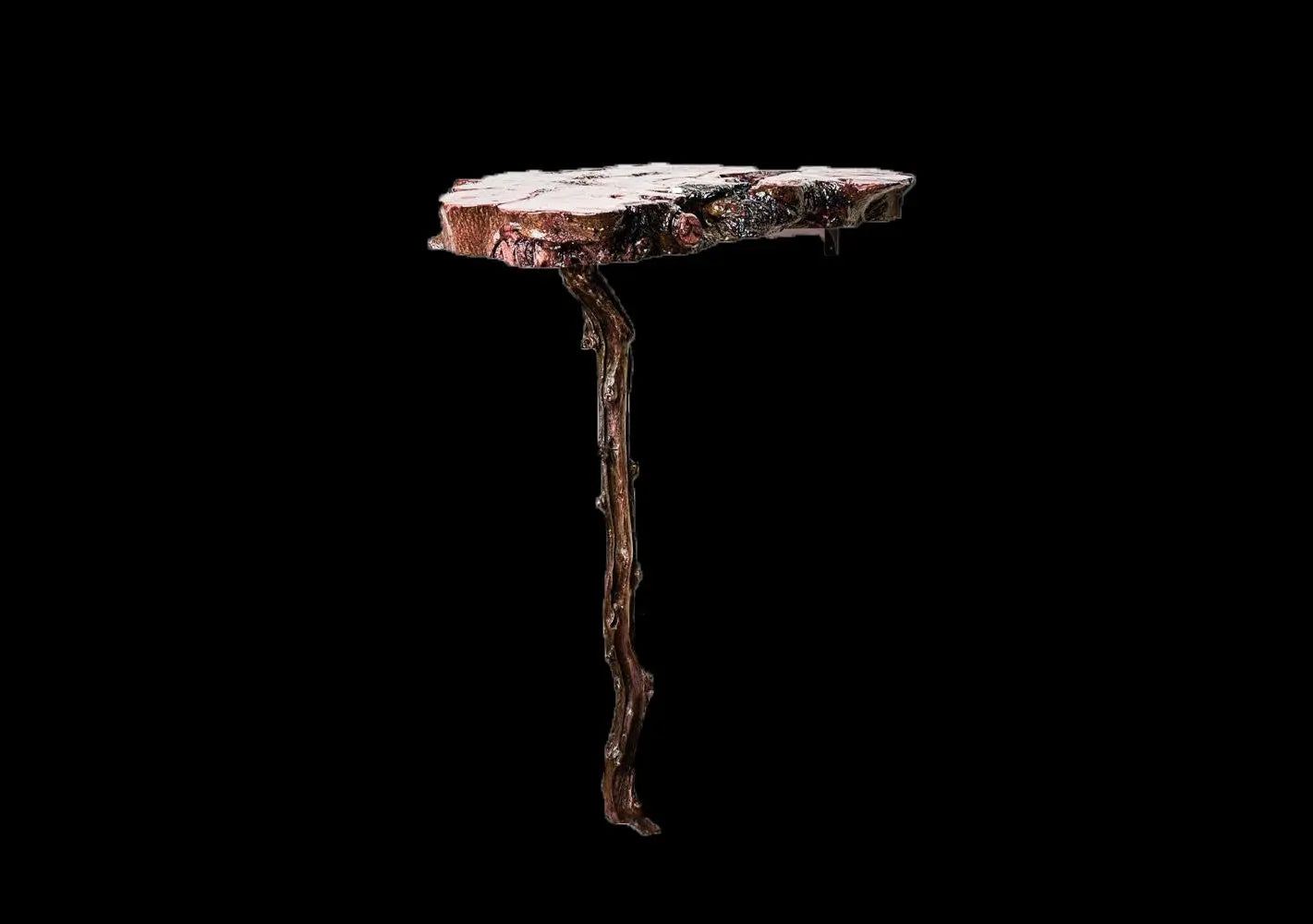 Unieke bijzettafel | Wortelhout / Wortelhout