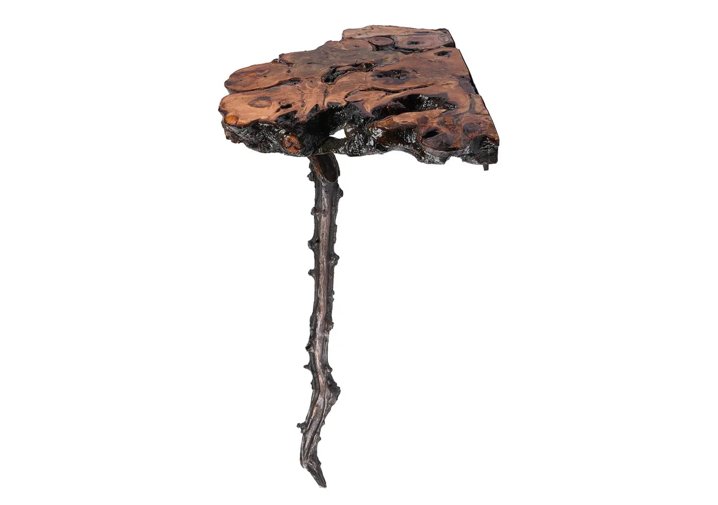 Unieke bijzettafel | Wortelhout / Wortelhout