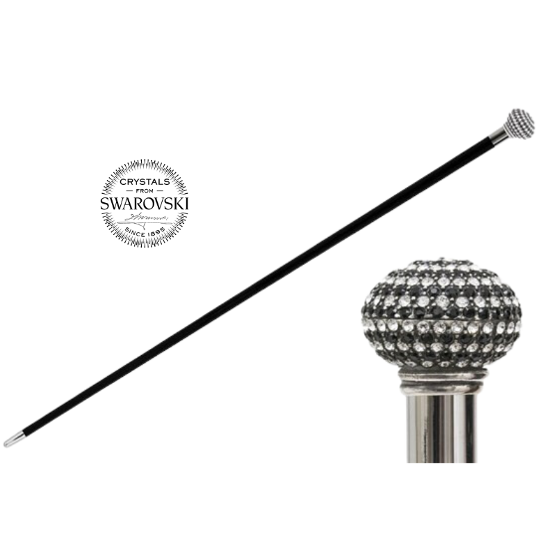 Walking Cane with Swarovski® Crystals - Canes