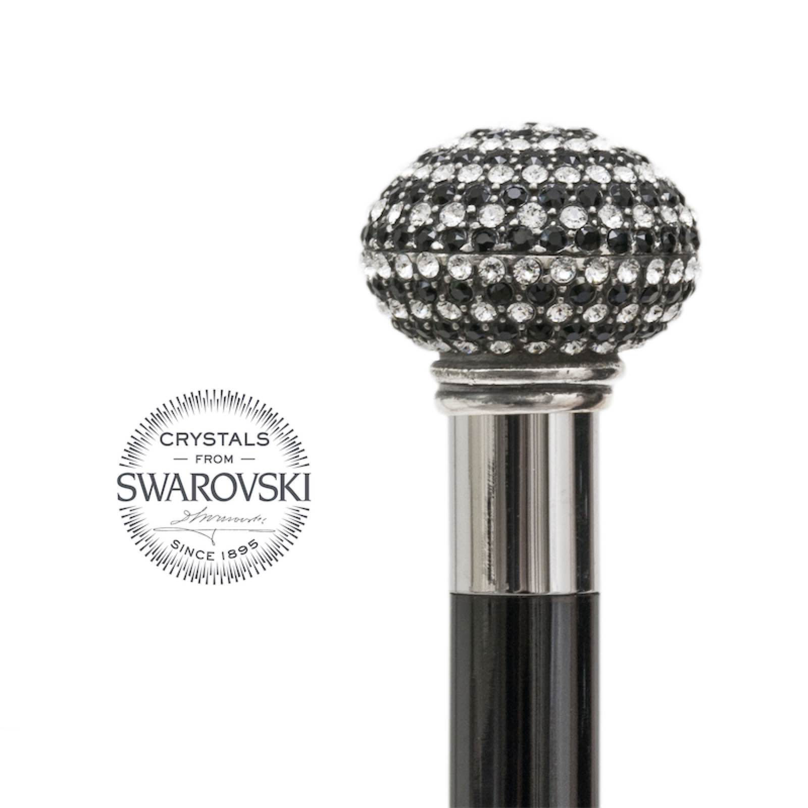 Walking Cane with Swarovski® Crystals - Canes