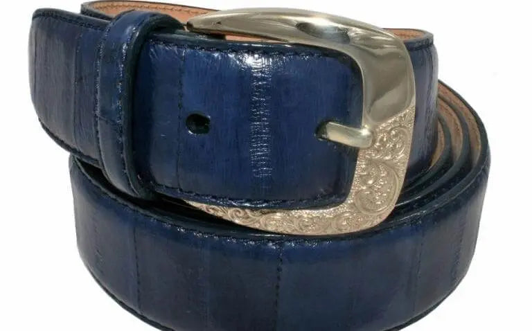 Belt of EAL Leather of bronze buckle