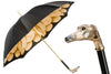 Luxe vrouw paraplu windhond