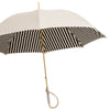 Exclusive Luxury black stripes Ivory Umbrella by Prasotti