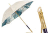 Vintage Paraplu met Parelmoer en Dubbel Doek van Pasotti