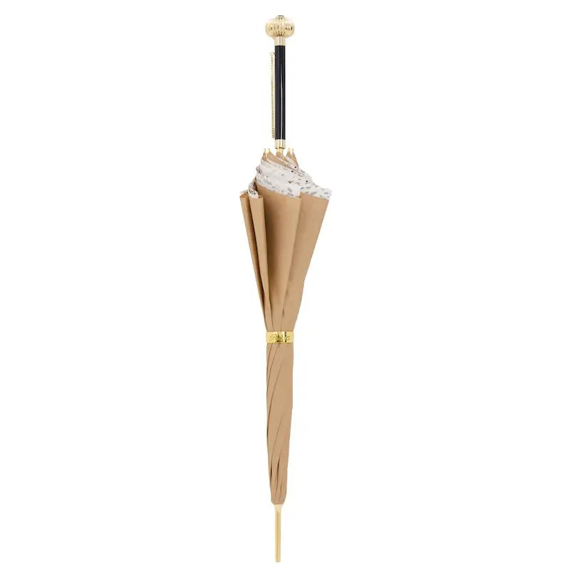 Beige Classic Bouble Cloth Umbrella
