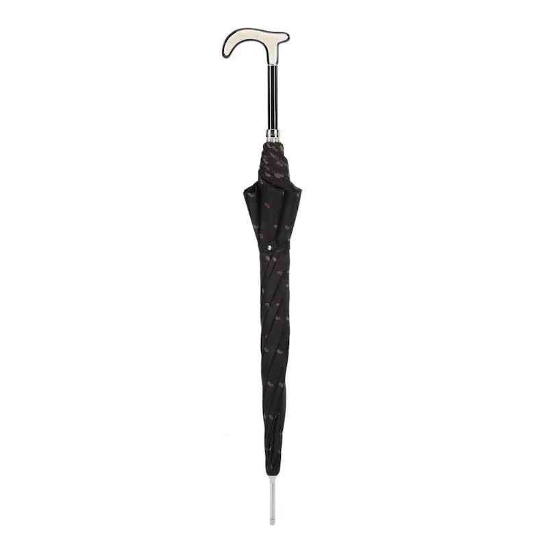 PASOTTI PAISLEY UMBRELLA WITH HORN HANDLE