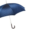 Umbrella with classic braided leather handle 