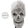 Luxe paraplu met Swarovski Skull-handvat
