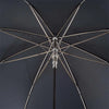 Luxe paraplu met Swarovski Skull-handvat van Pasotti