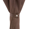 PASOTTI GENTLEMAN UMBRELLA WITH BROWN LEATHER HANDLE